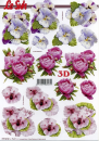 3D Schneidebogen Blumen